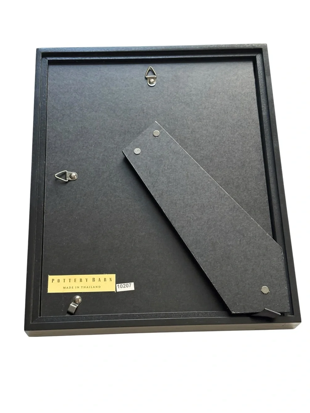 Pottery Barn vintage black wood gallery frame matted for 4”X6” photo NOS| 9”X11”